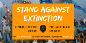 Stand Against Extinction rally
